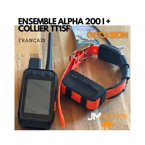 OCCASION ENSEMBLE GARMIN ALPHA 200 I UN COLLIERTT15