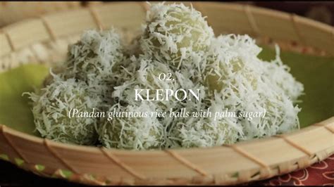 Vegan Klepon Pandan Glutinous Rice Balls With Palm Sugar Youtube