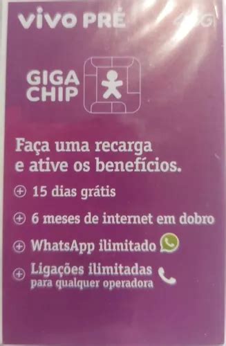 Chip Operadora Vivo Gsm 4g Triplo Corte Ddd Livre MercadoLivre