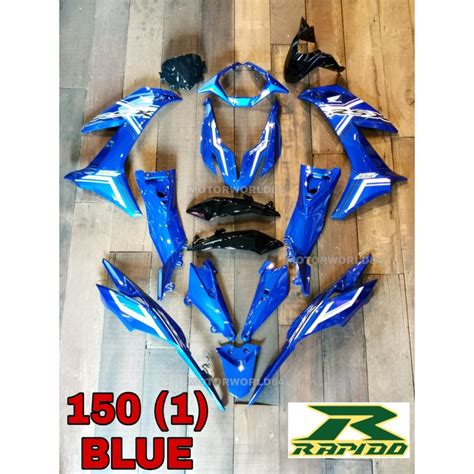 COVER SET HONDA RSX 150 1 BLUE COVERSET 100 ORIGINAL RAPIDO MALAYSIA