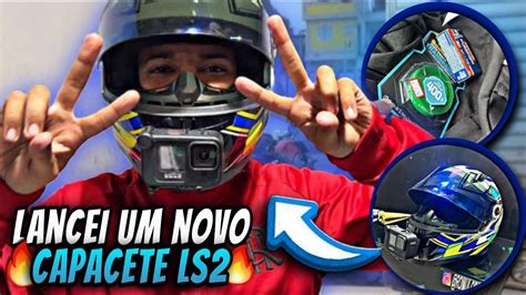 Como Colocar O Suporte Da Gopro No Capacete Cap Novo Ls Youtube