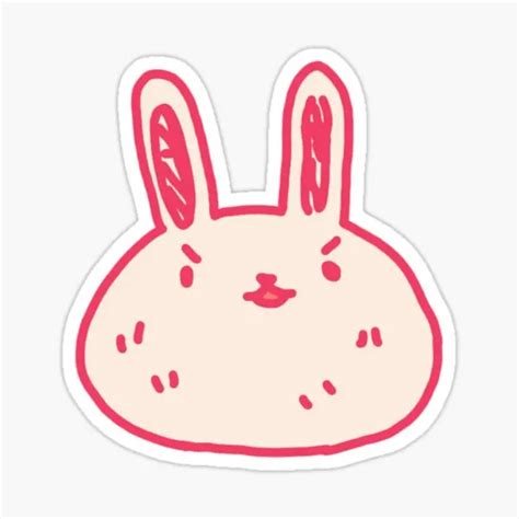 Omori Bunny 5pcs Stickers For Decorations Living Room Cute Luggage