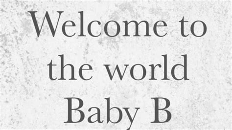 Baby B Is Here Youtube