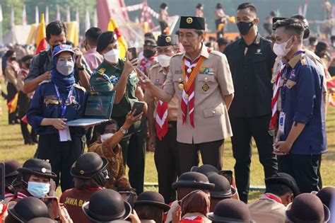 Presiden Jokowi Apresiasi Pelaksanaan Jambore Nasional Xi Tahun