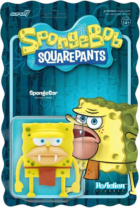 Super7 Spongebob Squarepants Reaction Figure Spongegar • Pris