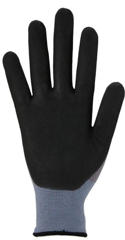 ASATEX HIT099 Feinstrick Handschuhe Mit Schwarzer Nitril