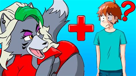 Roxanne Wolf Gregory Vanessa SEX FNAF Anime Animation Part 44