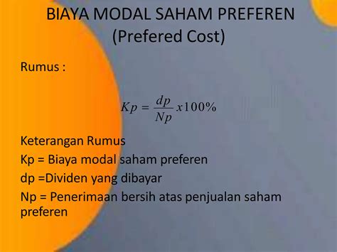 Materi Bab Biaya Modal Manajemen Keuangan Pptx