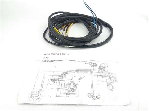 VESPA 6V Wiring Harness Loom Non Battery Sprint VBB Super 125 150