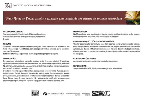 Xiv Encontro Nacional De Acervo Raro Enar — Fundação Biblioteca Nacional