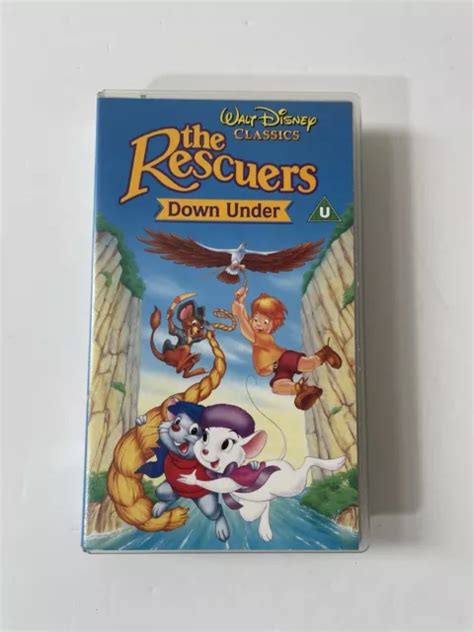 Walt Disney Classics The Rescuers Down Under Vhs 1997 Bob Newhart Eur 7