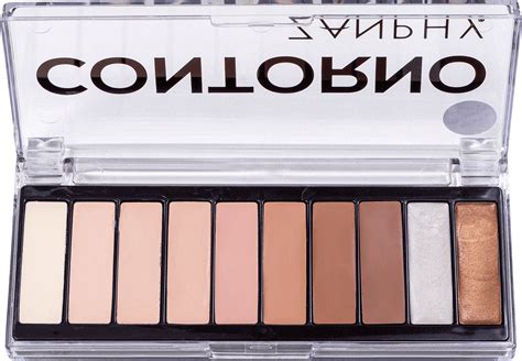 Paleta De Contorno Zanphy 10 Cores Beleza Na Web