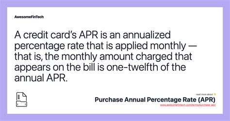 Purchase Annual Percentage Rate (APR) | AwesomeFinTech Blog