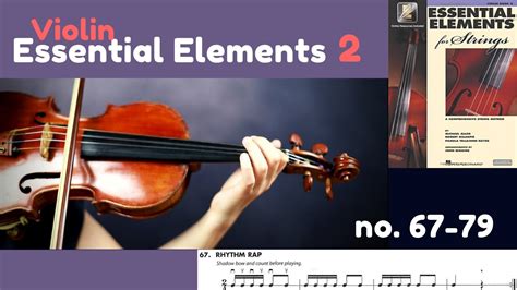 Essential Elements Violin Book 2 67 79 YouTube