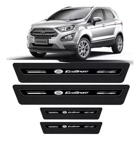 Soleira Protetor Porta Ford Ecosport 2013 2014 2020 Preto