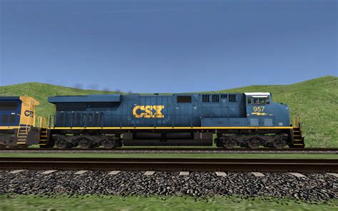 Trainz 12 CSX ES44AH in the YN3 paint scheme by COOLMAN77 on DeviantArt