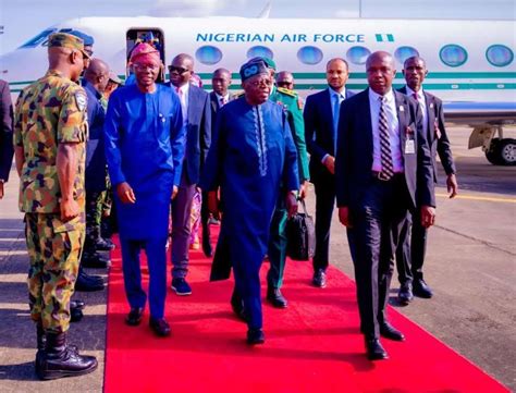 Tinubu Arrives Lagos To Celebrate Eid El Fitr The New Diplomat