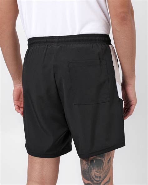 Riachuelo Bermuda Esportiva Masculina Recorte Preto Bodywork By