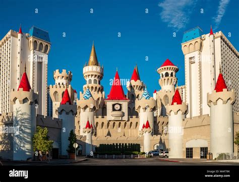 Excalibur Hotel and Casino, Las Vegas, Nevada, USA Stock Photo - Alamy