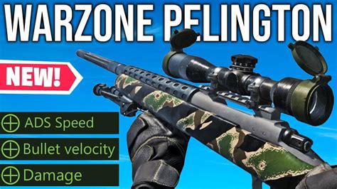 The Max Damage Pelington Is Insane In Warzone New Update Youtube