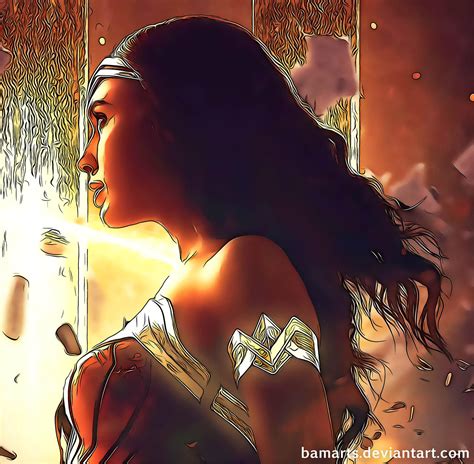 Wonder Woman Gal Gadot By Bamarts On Deviantart