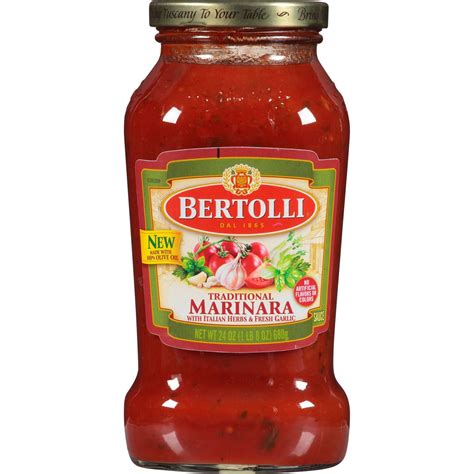 Bertolli Traditional Marinara With Italian Herbs And Fresh Garlic Sauce