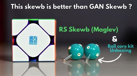 Moyu RS Skewb Ball Core Kit Unboxing Best Midrange Skewb In