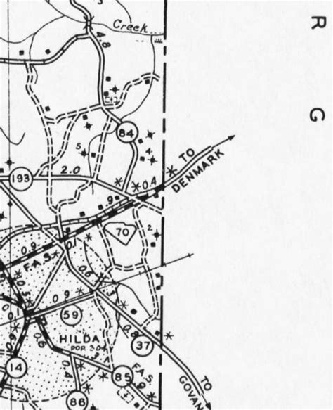 BARNWELL COUNTY SCDOT MAP - Barnwell County