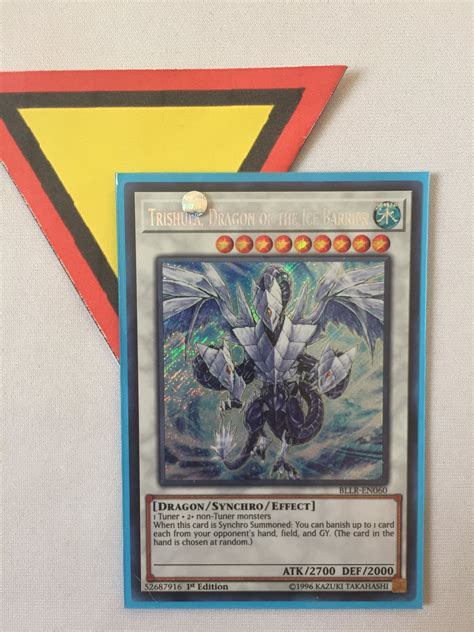 Trishula Dragon Of The Ice Barrier Secret Bllr En060 1st — Transcend Cards