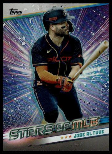 Topps Jose Altuve Stars Of Mlb Chrome Ebay