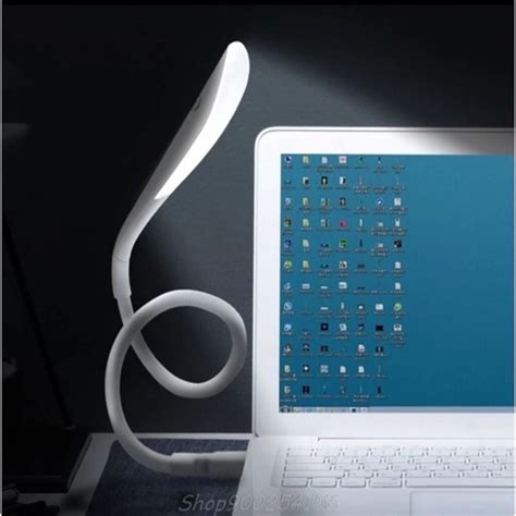 Luminaria Notebook Led Usb Flexível Mini Silicone abajuar portátil