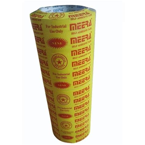 Color Yellow Base 3 Inch Meera Printed BOPP Tape At Rs 48 Piece In