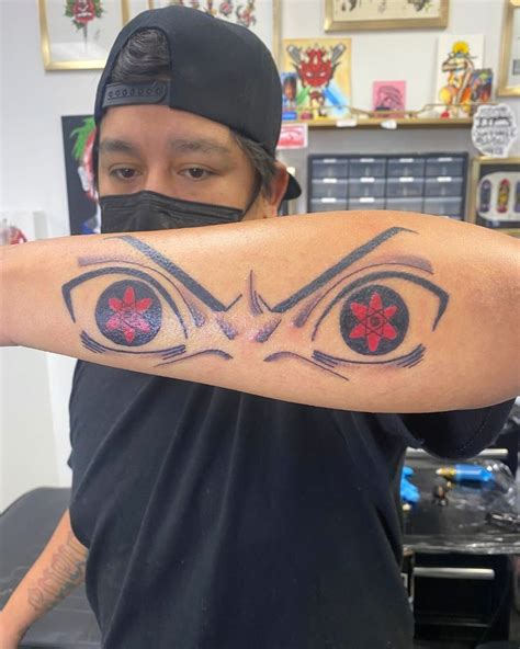 Sharingan Eye Tattoos