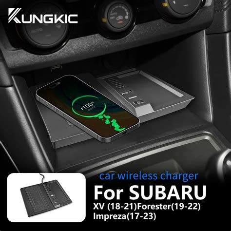 W Car Wireless Fast Charging Phone For Subaru Forester