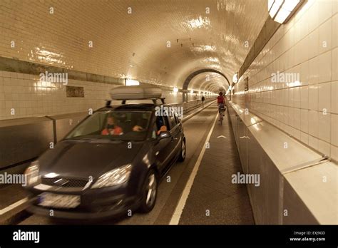 Old Elbe Tunnel Hamburg Germany Stock Photo Alamy