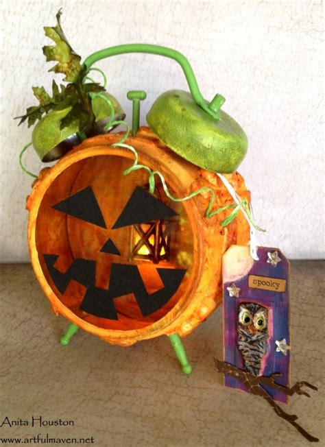 Project: Halloween Clock – Stamping