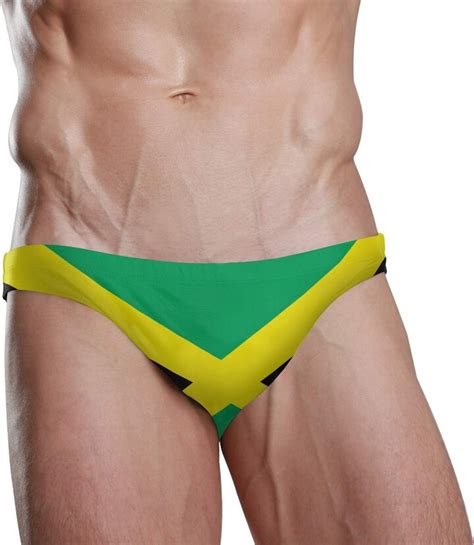 ZZKKO Men Swim Brief Bikini Jamaica Flag Beach Bikini For Men Swim Underwear Medium ShopStyle
