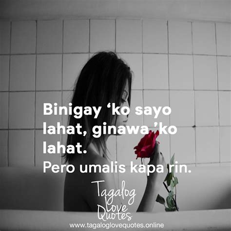 Binigay Ko Sayo Lahat Tagalog Love Quotes