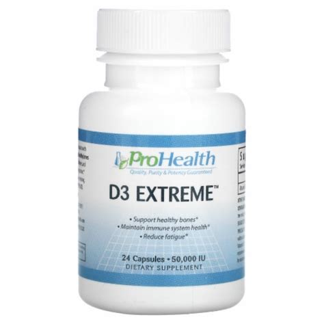 ProHealth Longevity D3 Extreme 50 000 IU 24 Capsules 24 Count Fred