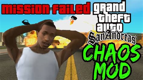 GTA San Andreas CHAOS MOD Speedrun A New Chaotic Effect Every 30