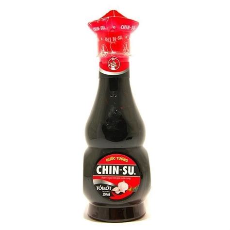 Nước tương Chinsu TỎI ỚT 250ML - Thái Dương Mart