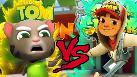 Talking Tom Gold Run 2 VS Subway Surfers EPIC BATTLE Part 2 YouTube