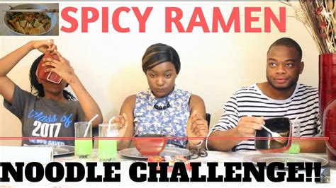 SPICY RAMEN NOODLE CHALLENGE! - YouTube