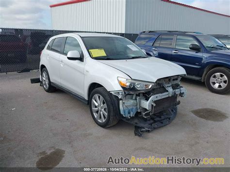 4A4AP3AU0EE009416 MITSUBISHI OUTLANDER SPORT ES View History And