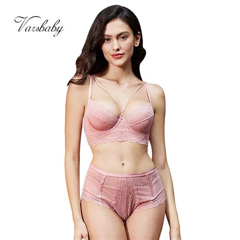 Varsbaby New French Style Sexy Ultra Thin Floral Lace Underwear Unlined