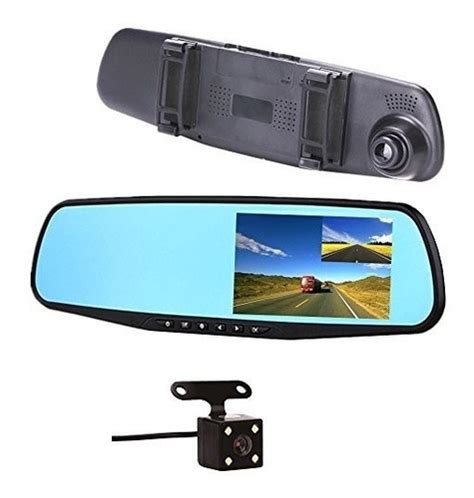 Retrovisor Interno C 2 Câmeras Frontal E Ré 1080p Hd Fret