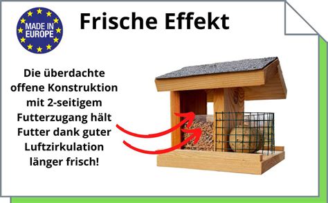 Stafeco Vogelfutterhaus F R Balkon Oder Zum Aufh Ngen Wetterfest