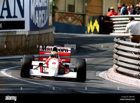 Grand Prix De Monacoayrton Senna Vainqueur De La Course BrÉsil