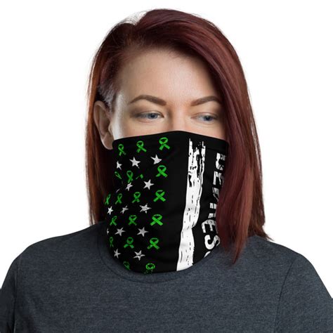 Depression Awareness USA Flag Washable Face Mask / Neck Gaiter – The ...