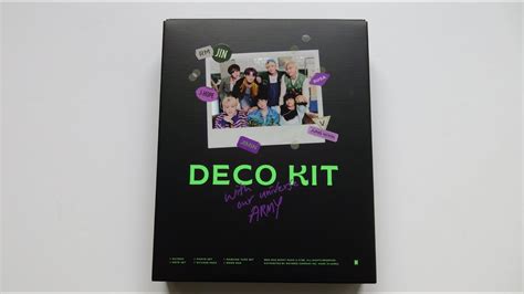 Asmr Unboxing Bts Deco Kit Youtube